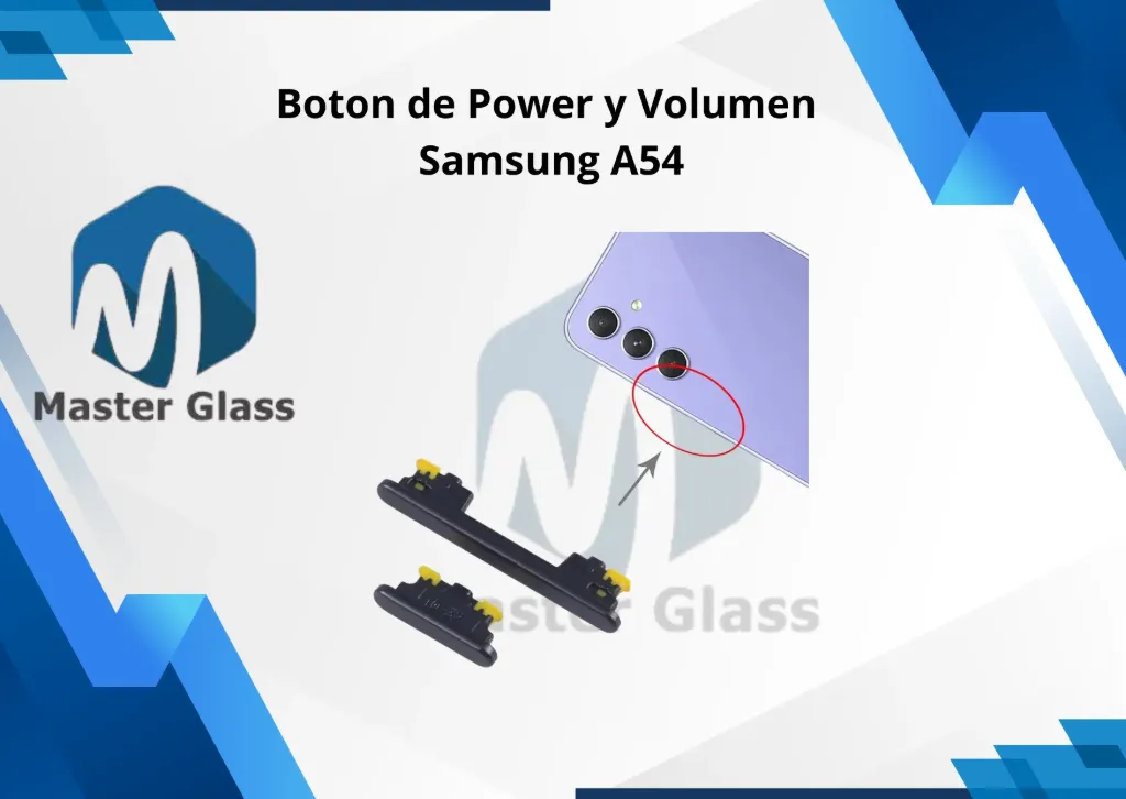 Boton de Power y Volumen Samsung A54