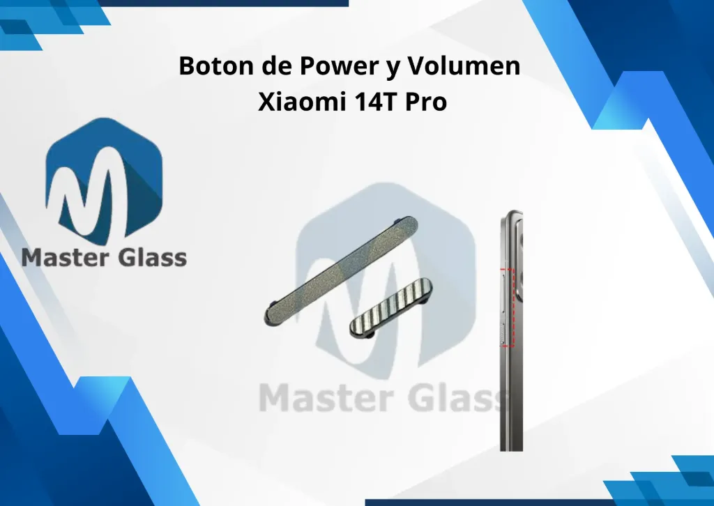 Boton de Power y Volumen Xiaomi 14T Pro
