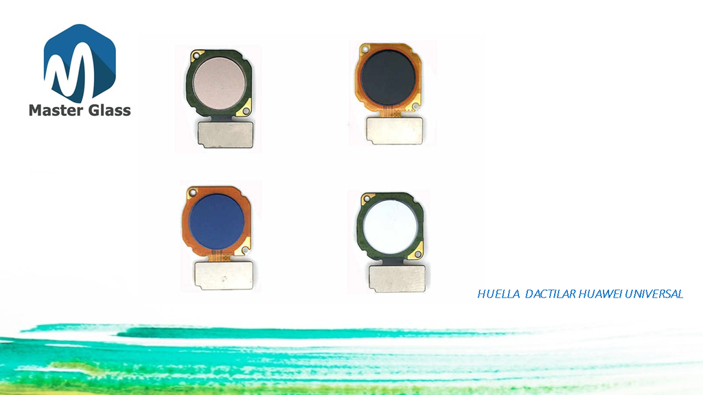 Huella Huawei Psmart/Psmart 2019/P9 lite 2017/P20 lite/P30 lite/Y6 2019/Y9 2018/Y9 2019/Mate 10 lite/Mate 20 lite/Y7 2019/Y9 Prime 2019 (Negro)