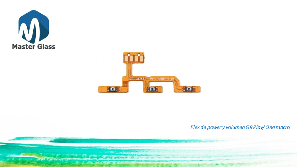 Flex de Power y volumen Moto G8 play/One macro