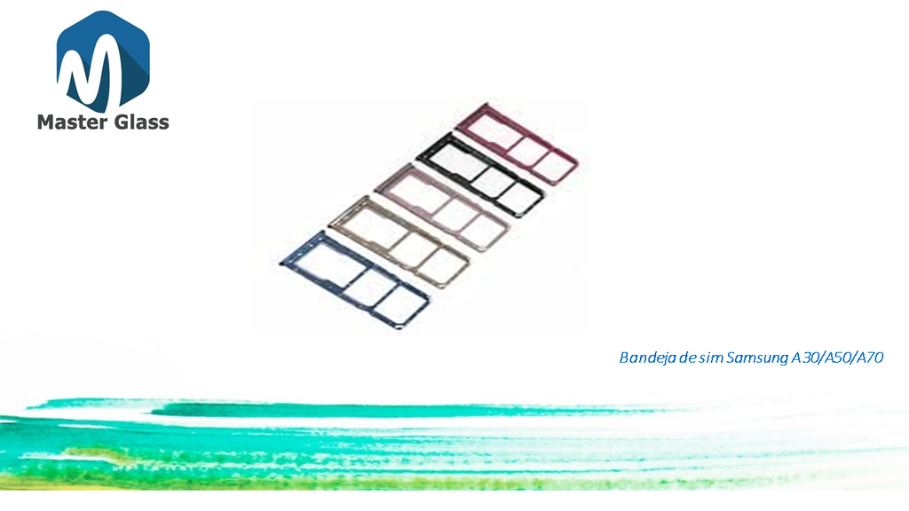 Bandeja de Sim Samsung A30/A50/A70 (Negro)