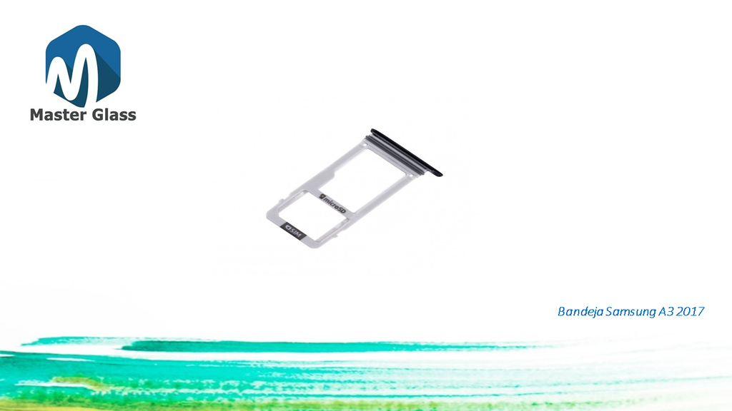Bandeja de sim Samsung A3 2017 (Negro)