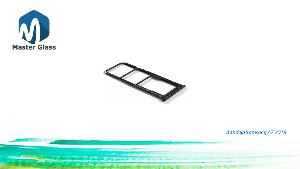 Bandeja de sim Samsung A7 2018 (Negro)