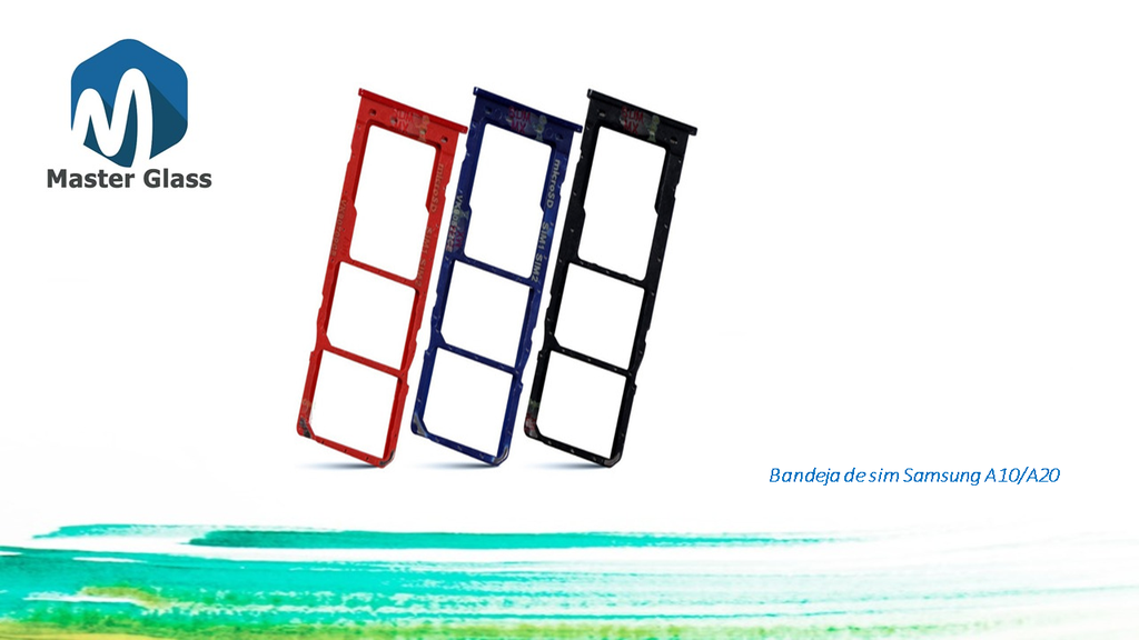 Bandeja de sim Samsung A10/A20 (Negro)
