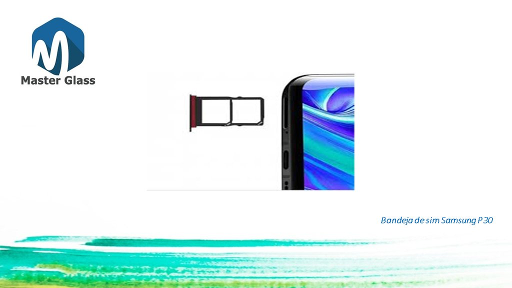 Bandeja de sim Huawei P30 (Negro)