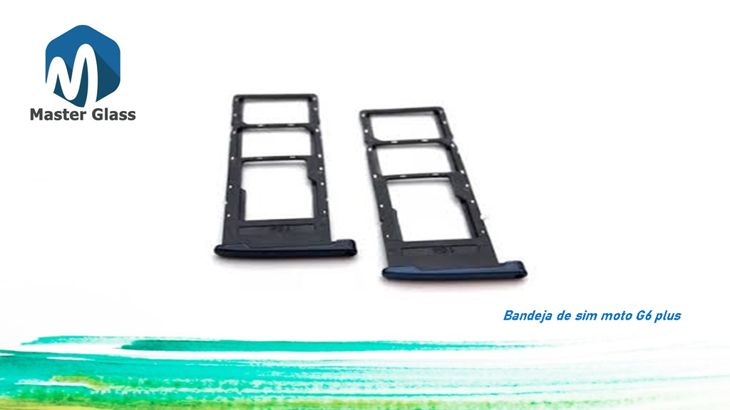 Bandeja de Sim Motorola Moto G6 plus (Negro)