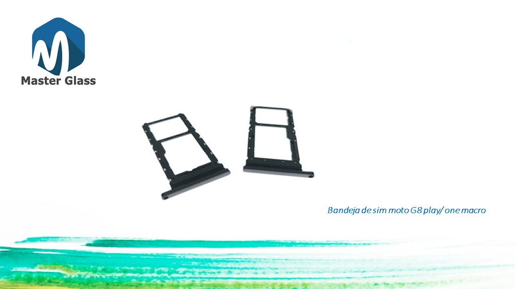 [BSMTG8P] Bandeja de Sim Motorola Moto G8 Play / One Macro (Negro)