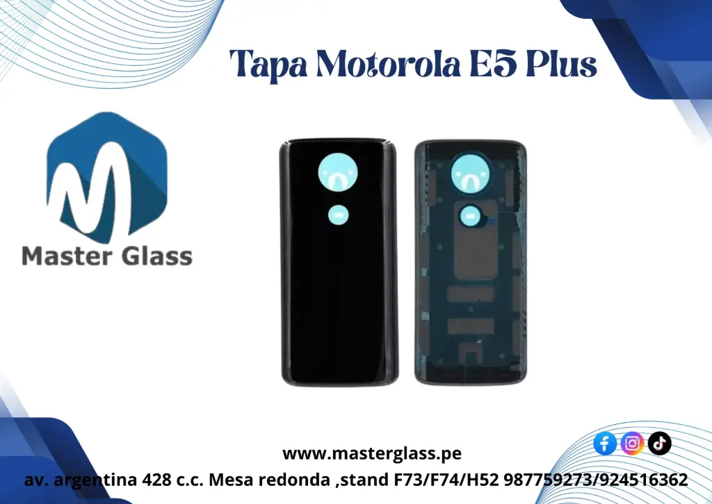 Tapa para Motorola E5 Plus