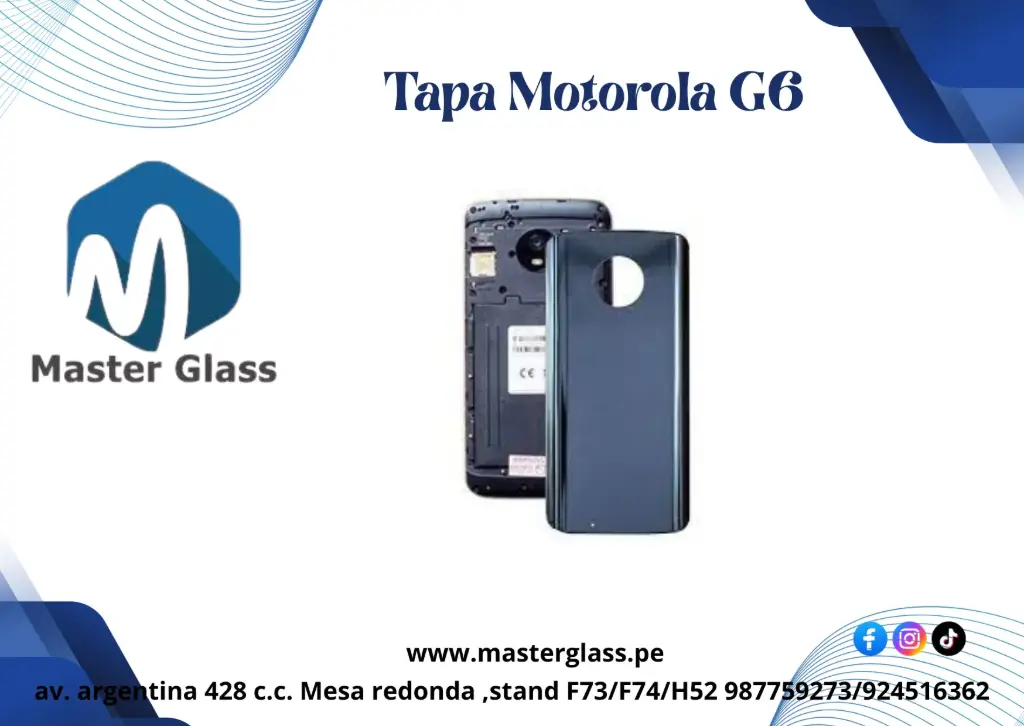 Tapa Motorola G6