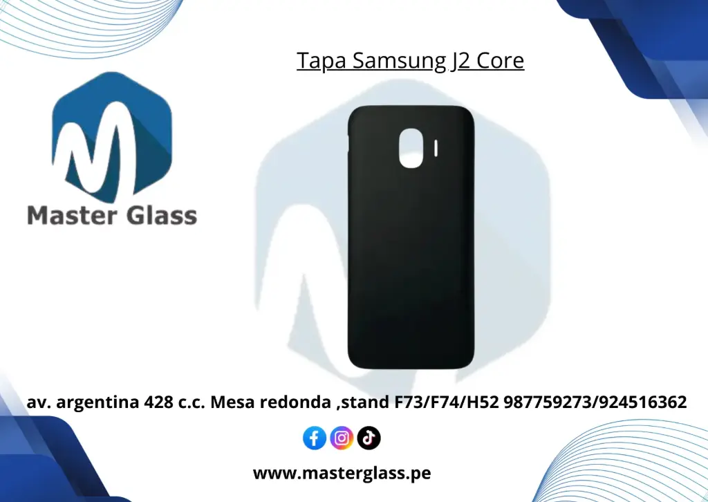Tapa Samsung J2 Core