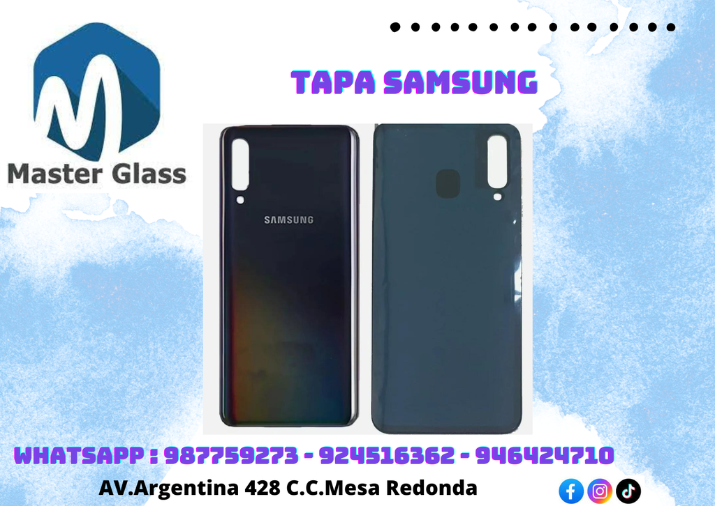 Tapa para Samsung A50