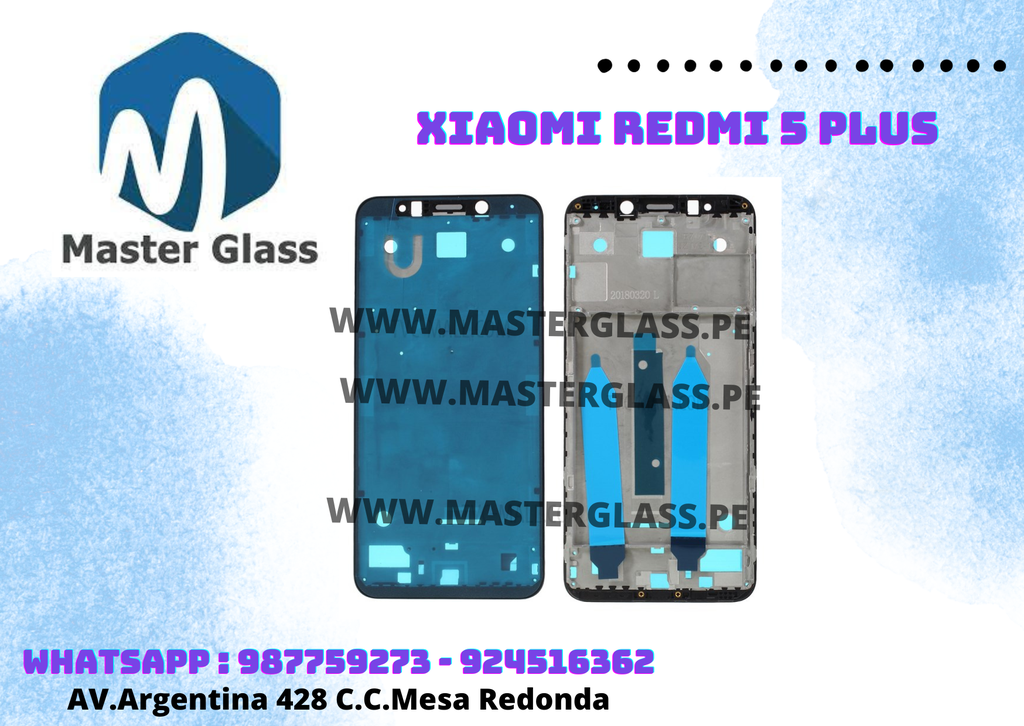 Marco Base Frame Xiaomi Redmi 5 Plus (Negro)