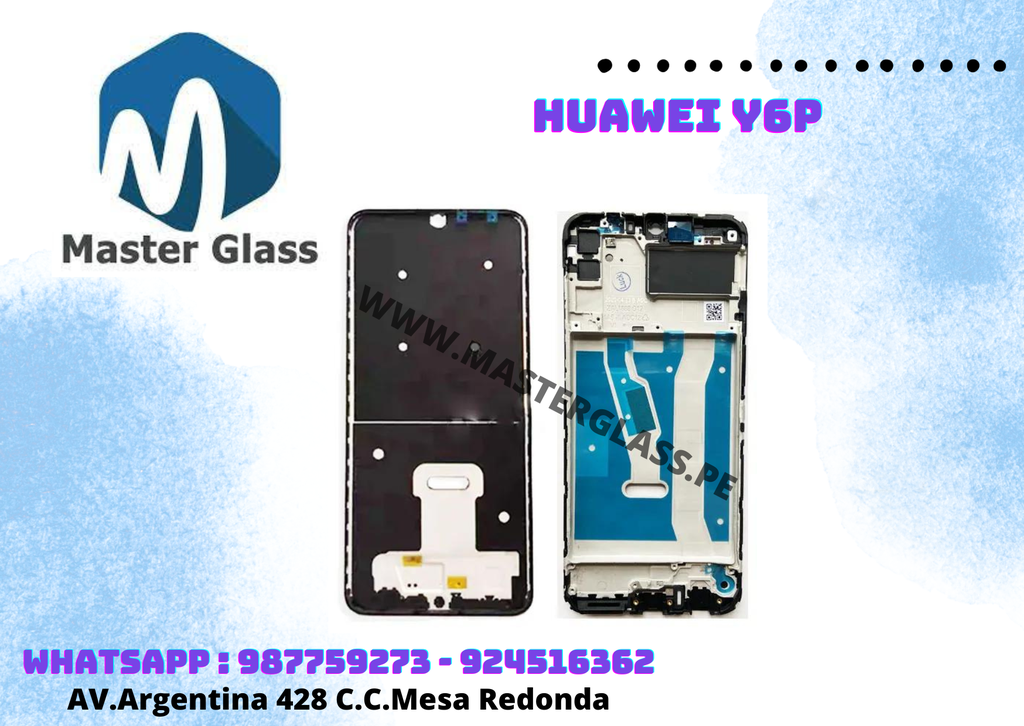 Marco Base Frame de LCD Huawei Y6P/Y6 Prime 2020