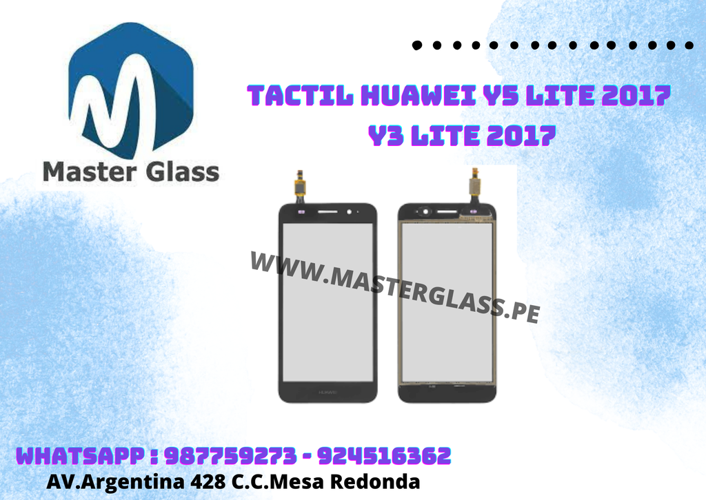 Tactil Huawei Y5 lite 2017 / Y3 lite 2017