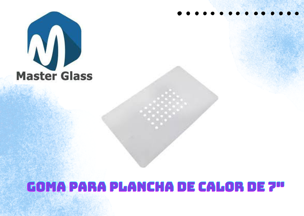 Goma para Plancha de calor de 7"