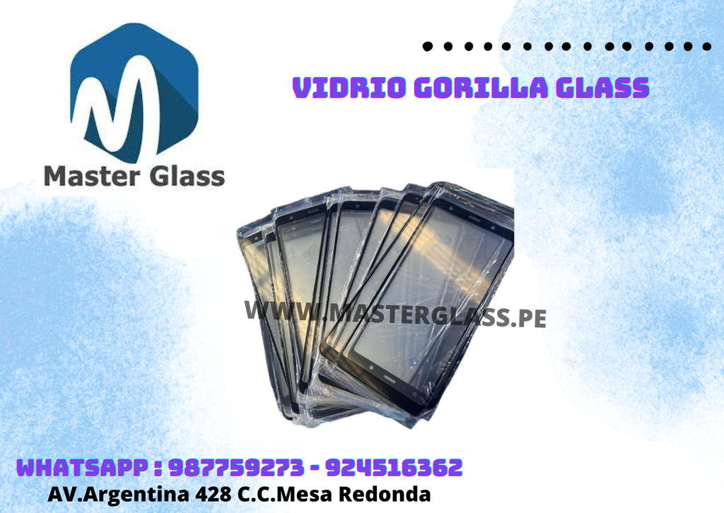 Vidrio Gorilla Glass Huawei P40 Lite/Nova 5i/P20 Lite 2019
