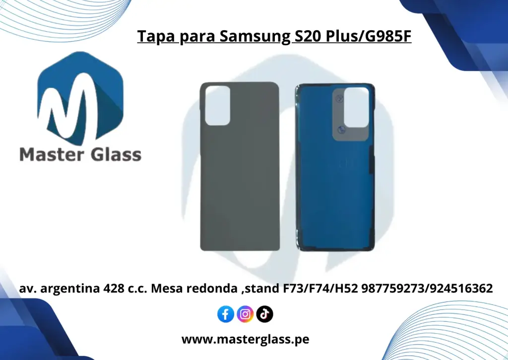 Tapa Samsung S20 Plus/G985F
