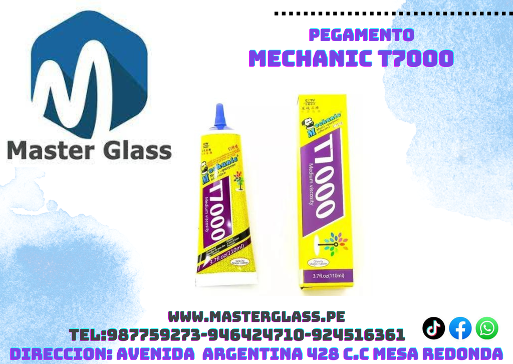 Pegamento de silicona para Celulares Mechanic T7000