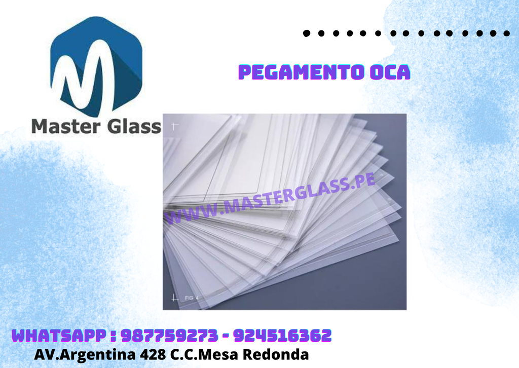 Pegamento OCA