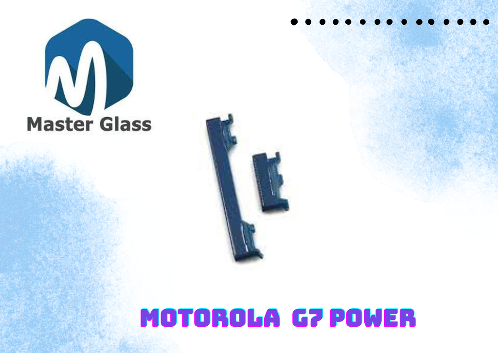 [BMTG7P] Boton de volumen y encendido para Motorola G7 Power (Negro)