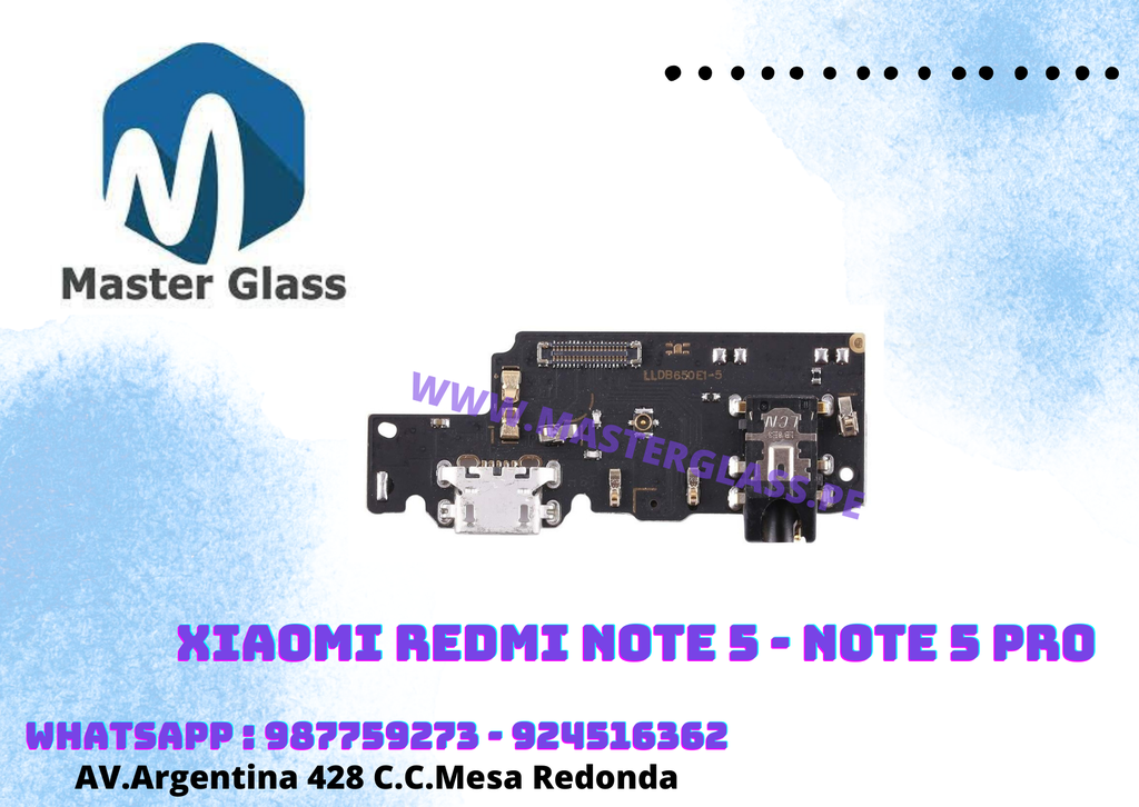 Placa de carga Xiaomi Redmi Note 5 / Note 5 Pro