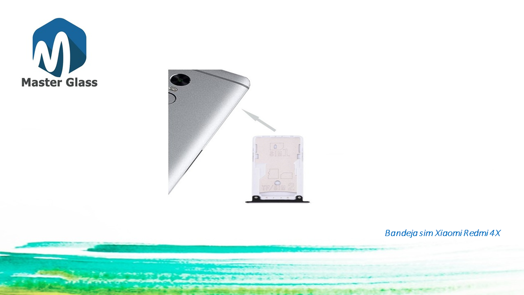Bandeja de sim Xiaomi Redmi 4X (Negro)