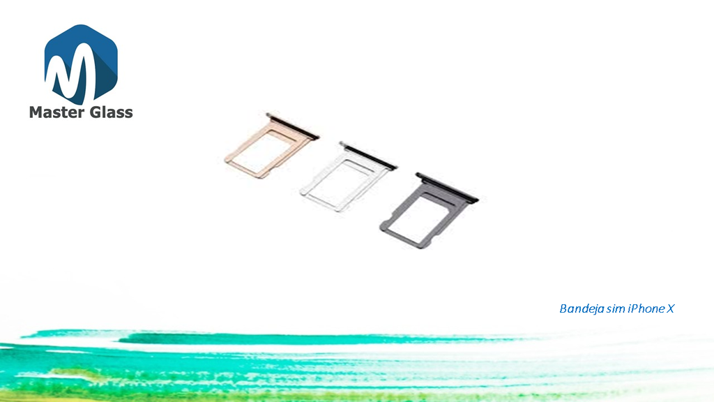 [BSIPX] Bandeja de sim Iphone X (Negro)