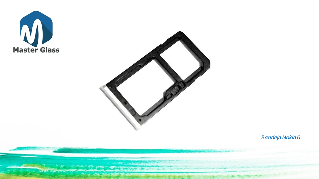 [BSNK6] Bandeja de sim Nokia 6 (Negro)