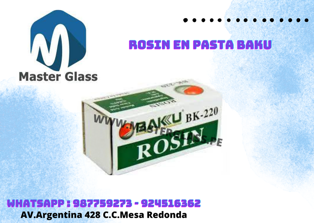 Rosin en pasta Baku