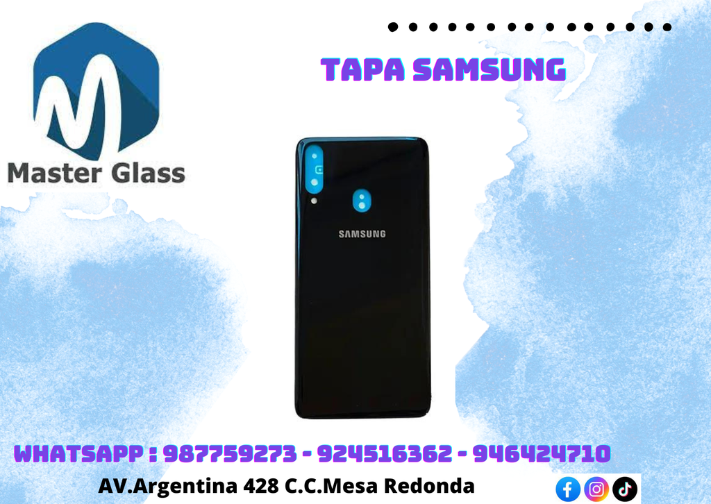 Tapa Samsung A20S