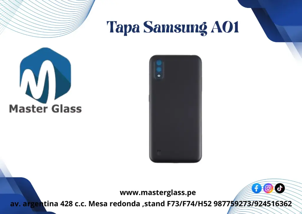 Tapa para Samsung A01