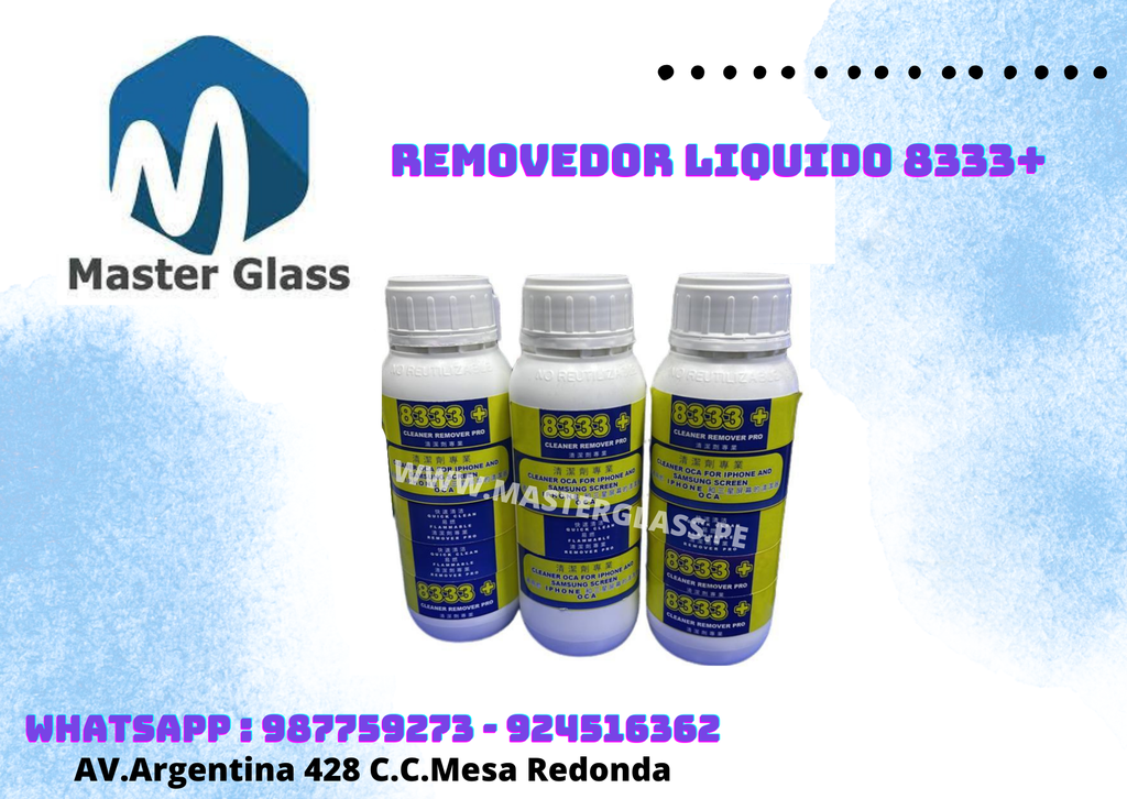 Removedor de oca Liquido 8333+