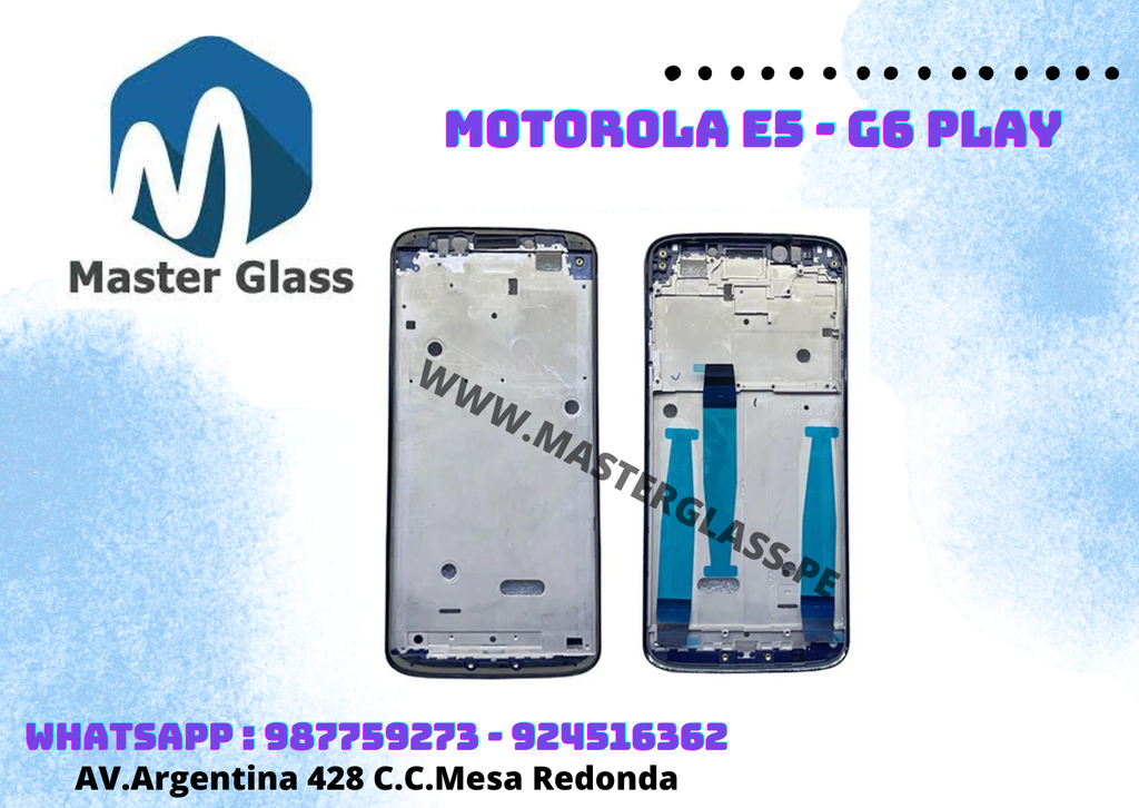 Marco Base Frame de Motorola E5 / G6 Play