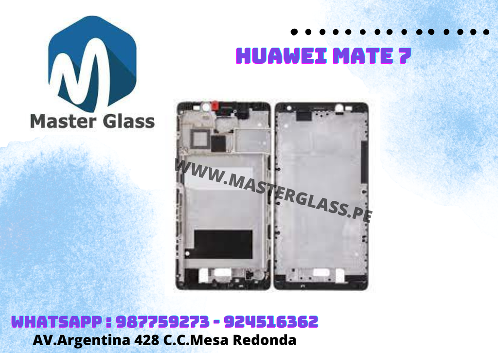 Base Frame LCD Huawei Mate 7 (Negro)