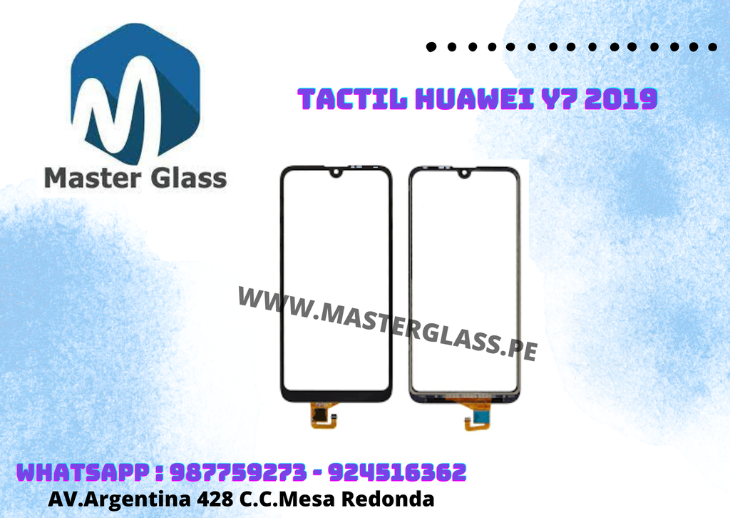 Tactil Huawei Y7 2019