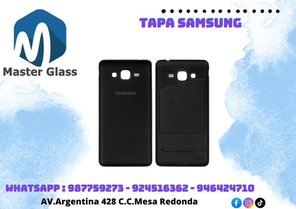 Tapa Samsung J2 Prime