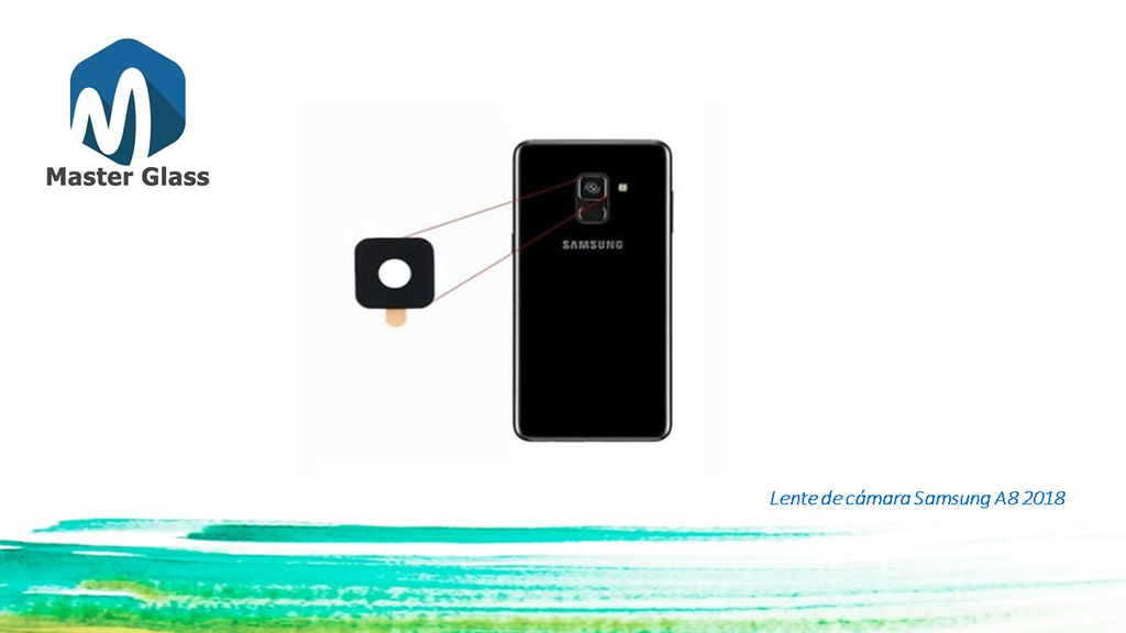 Lente de cámara Samsung A8 2018