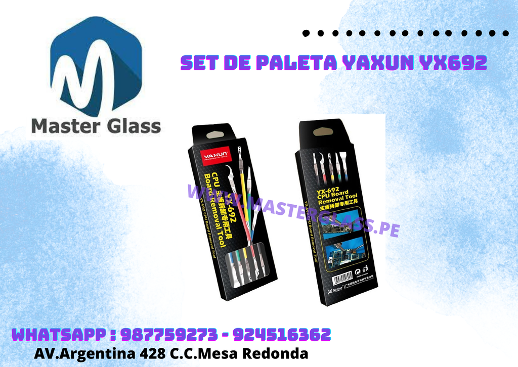 Kit de Herramientas para Celulares CPU , IC Yaxun YX692