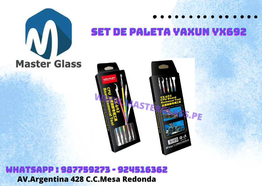 Set de Paleta Yaxun YX692