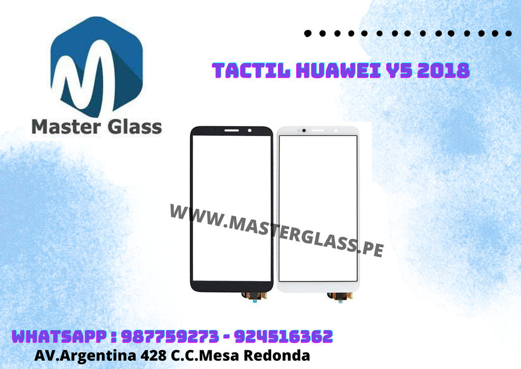 Tactil Huawei Y5 2018