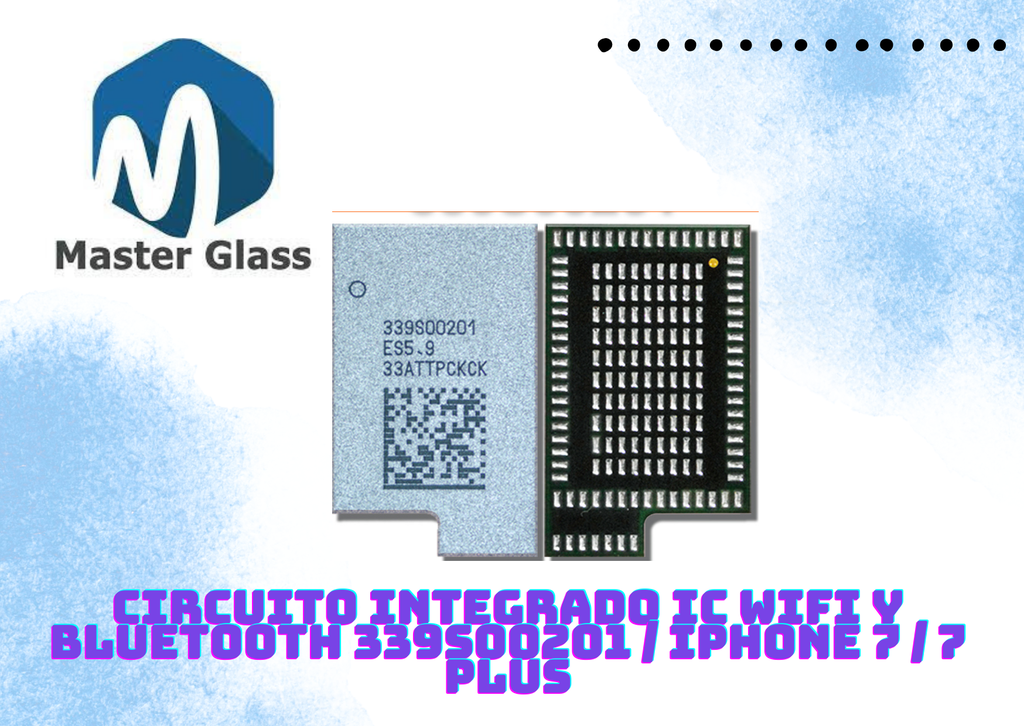 Circuito Integrado IC Wifi y Bluetooth 339S00201 / Iphone 7 / 7 Plus