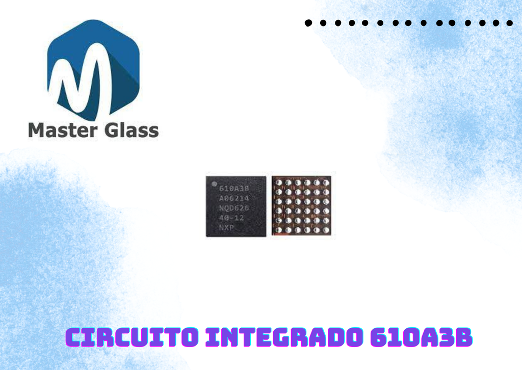 Circuito Integrado 610A3B / TRISTAR U2 carga USB y encendido Iphone 5S / 6 / 6+ / 6S / 6S+ / 7 /7+