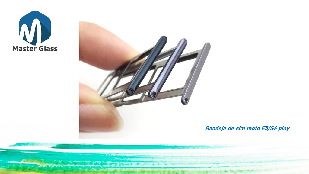 Bandeja de Sim Motorola Moto G6 Play / E5 (Dorado)