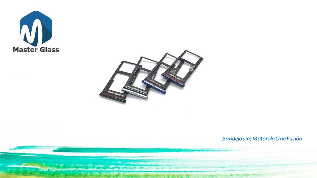 [BSMTOF] Bandeja de sim Motorola One Fusion (Negro)