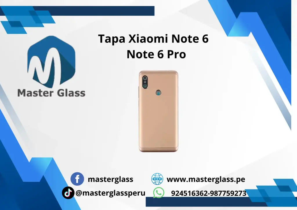 Tapa Xiaomi Note 6 / Note 6 Pro