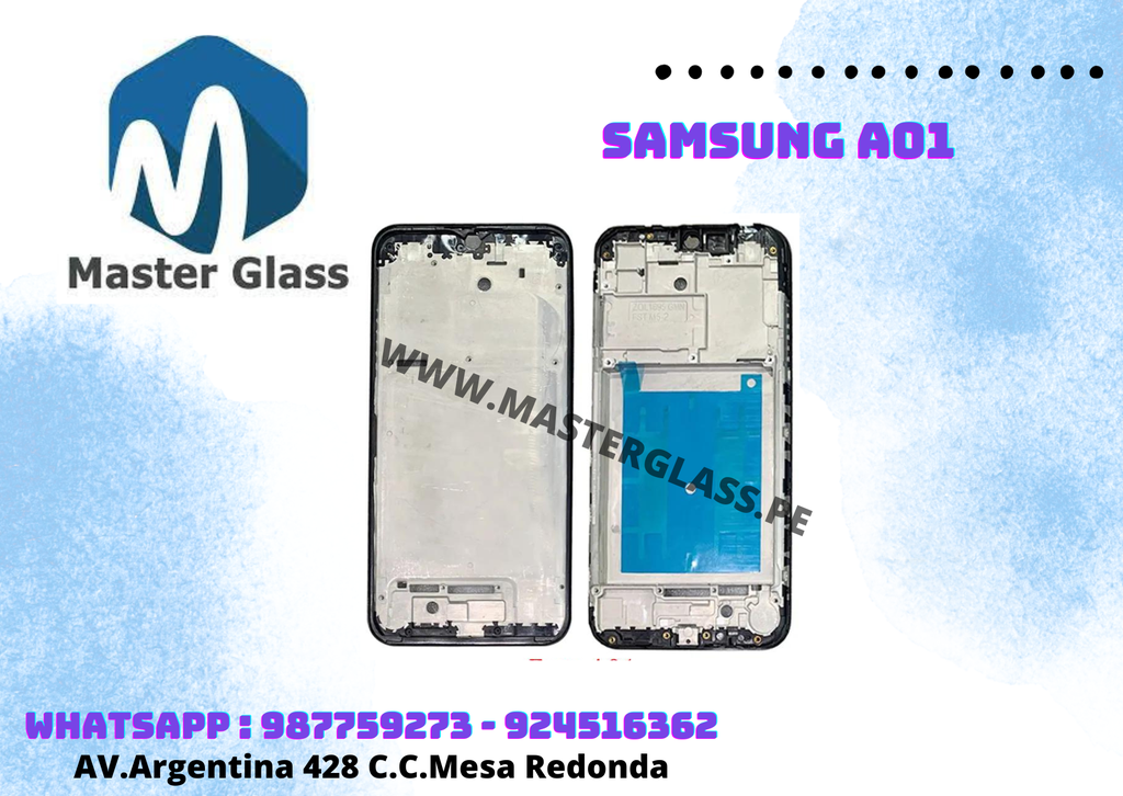 Base Frame LCD Samsung A01 de LCD