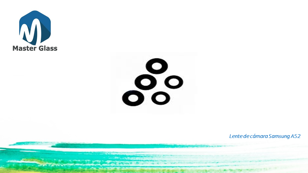Lente de Cámara Samsung A52/A52S (3 grande 2 chicos)