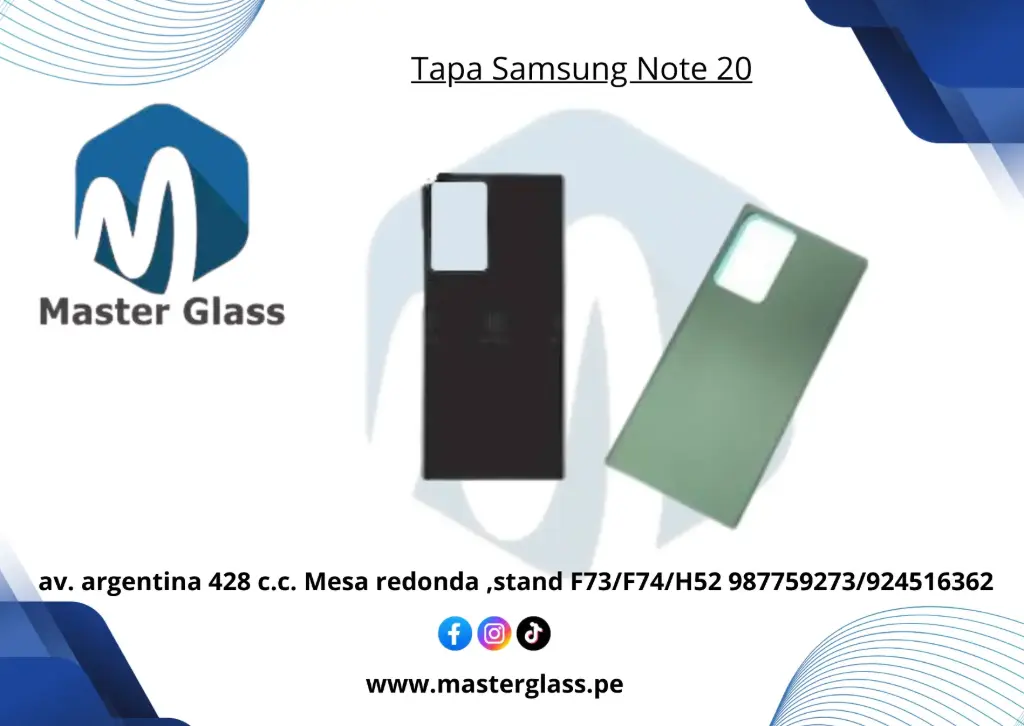 Tapa Samsung Note 20