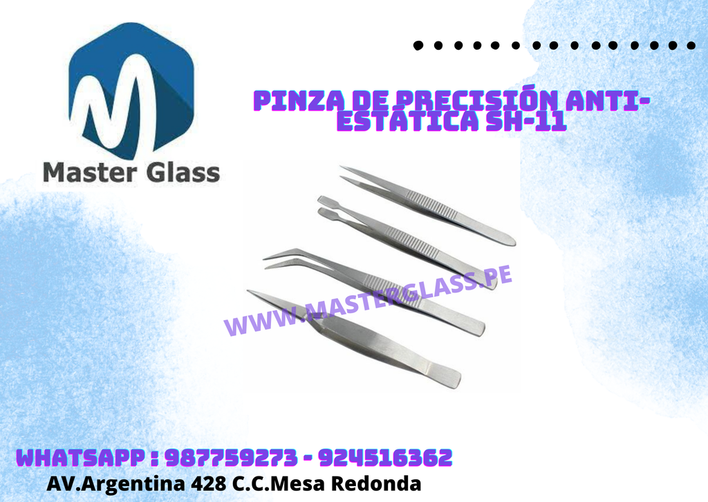 Pinza Sunshine de Precisión Anti-estática SH-11