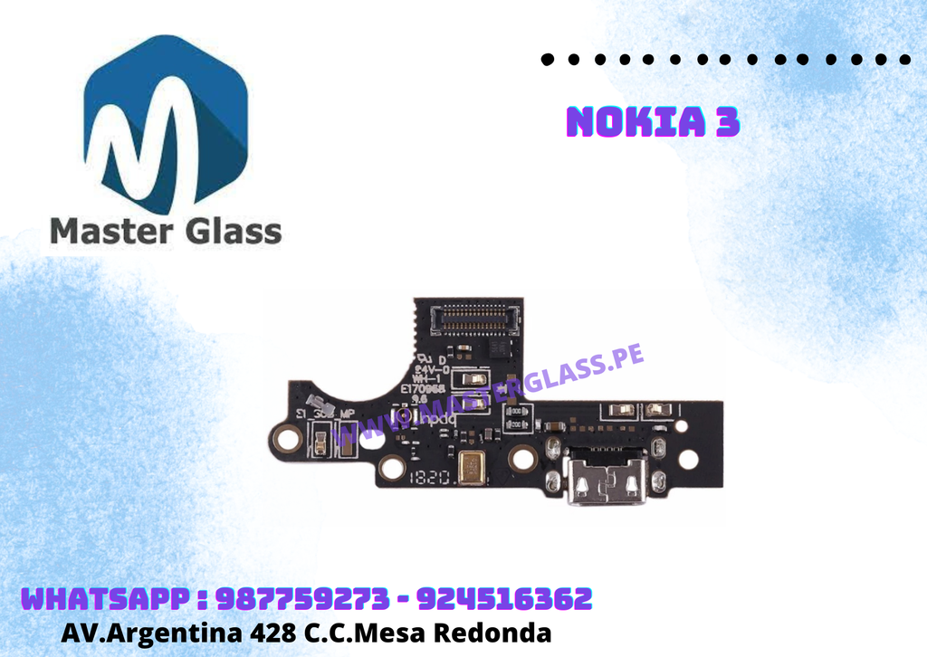 Placa de carga Nokia 3